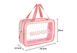 Органайзер для спортзали, басейну, пляжу Washbag. Розмір 29,5х20х10,5 см. Білий колір, фото 6
