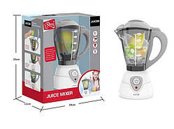 Іграшковий блендер F 2305 підсвічування, кришка, що відкривається, муляжі фруктів, у коробці