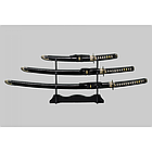 Набір катан для подарунка, катани 3 в 1, подарункові катани + підставка, фото 5