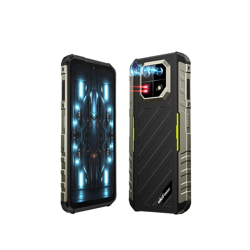 Захищений смартфон UleFone Armor 22 8/256Gb green Night Vision NFC потужний сенсорний телефон, фото 1