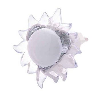 Нічний світильник Horoz Electric Сонце LED 0.4W 25Lm 220-240V IP20 Rex білий (085-001-0002-010)