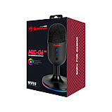 Мікрофон ігровий RGB MARVO MIC-06 чорний, фото 5