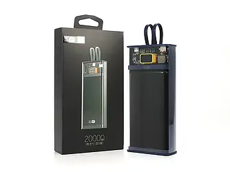 Зовнішній акумулятор power bank 20000 mAh 22,5 Вт KP-28