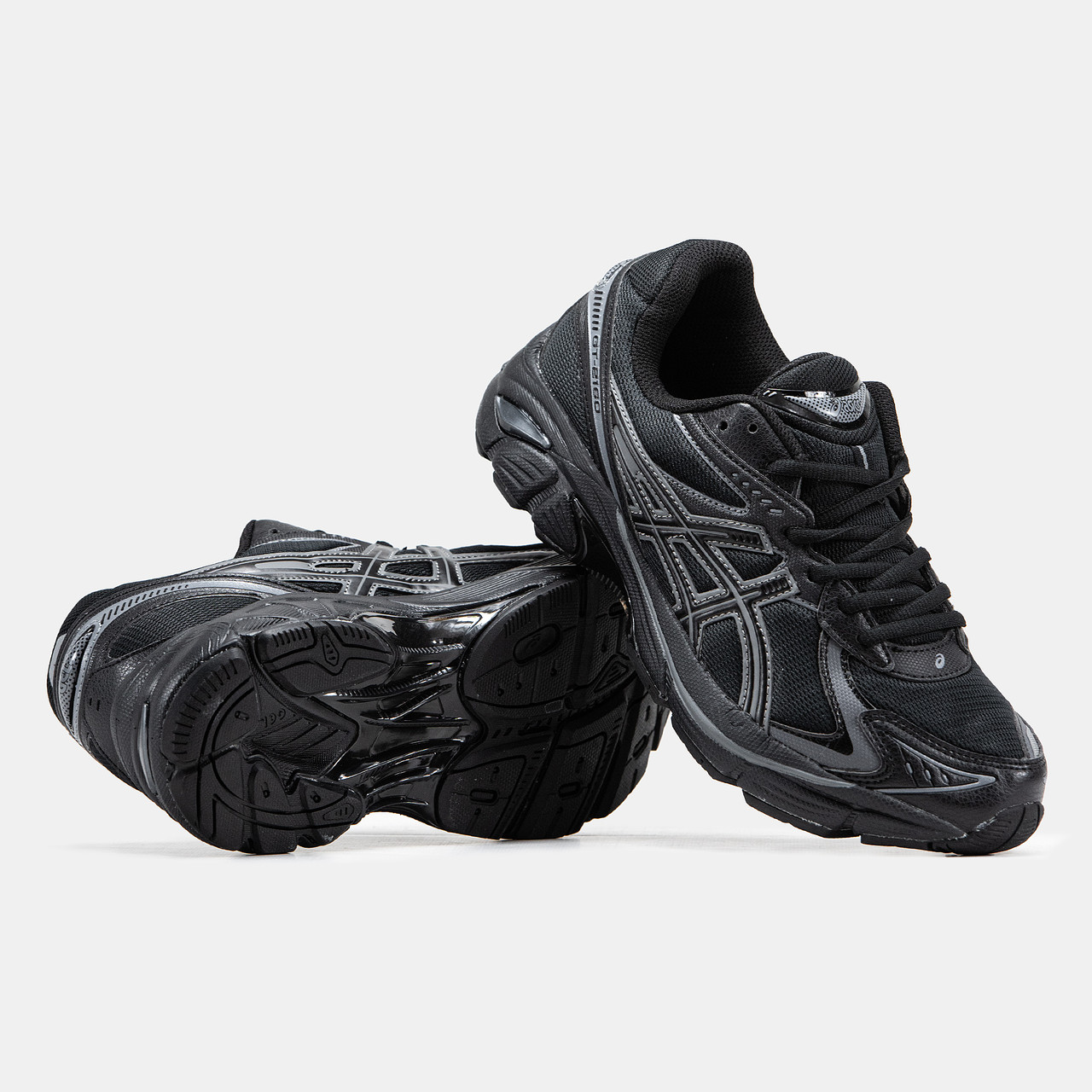 Беговые кроссовки мужские Asics GT-2160 черные летние стильные кроссы ...