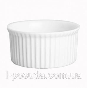 Соусниця Фарфорова Екстра Біла кругла 75 мм, фото 1