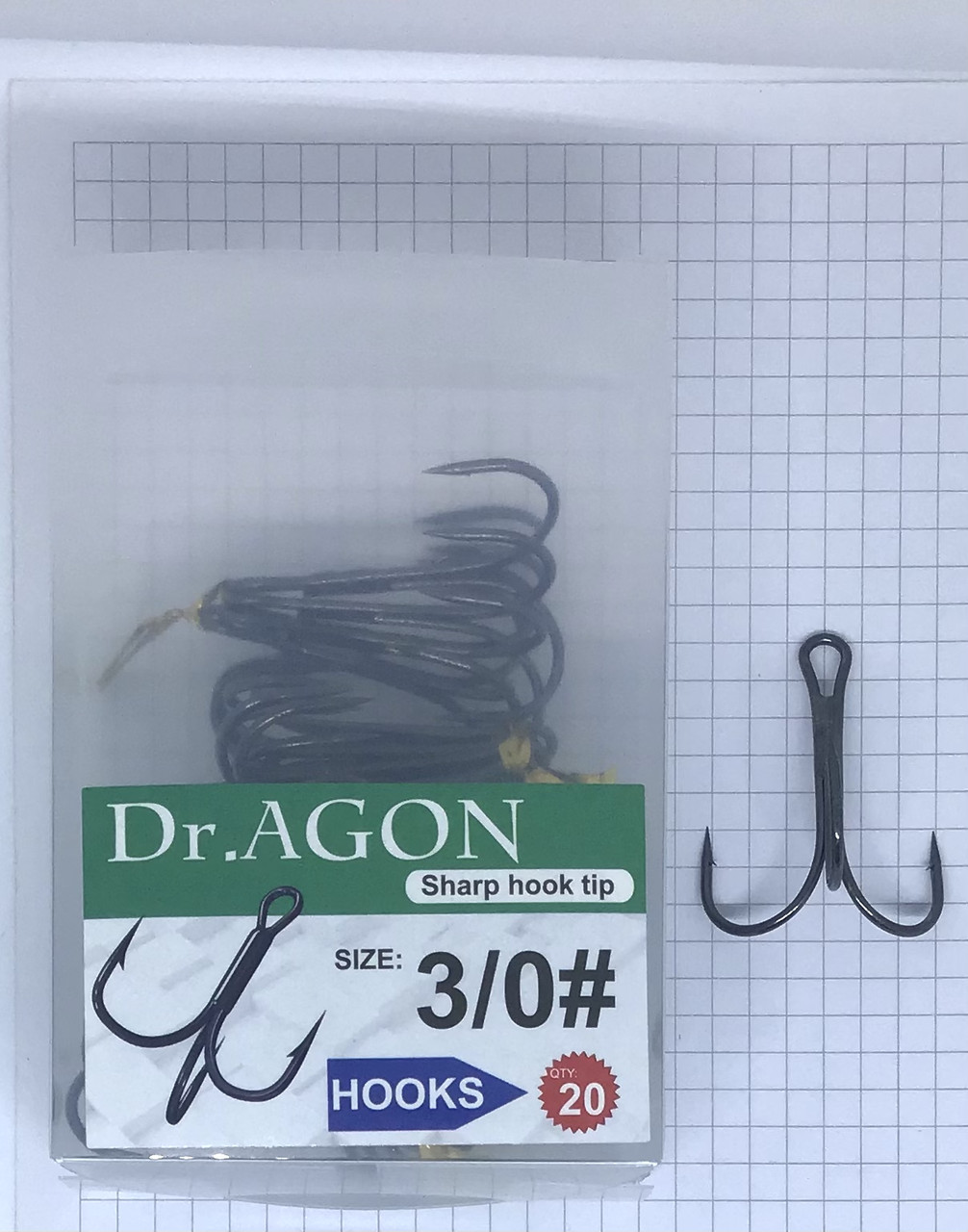 Трійник Dr.Agon №3/0BN 20 шт, фото 1