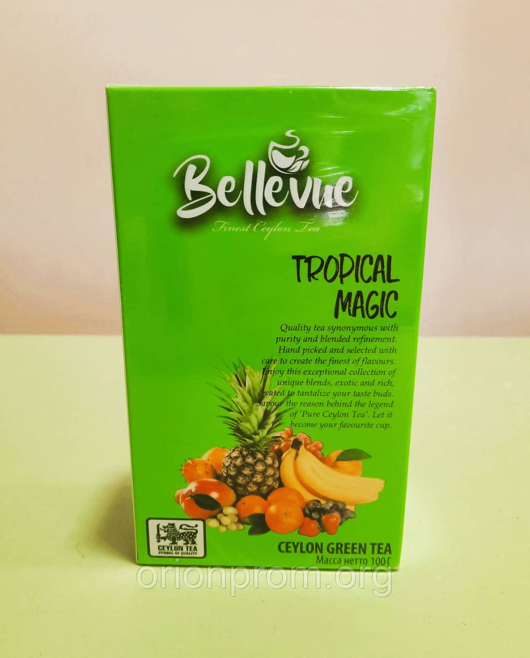 Чай Bellevue з тропічними фруктами 100 г зелений