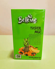 Чай Bellevue з тропічними фруктами 100 г зелений
