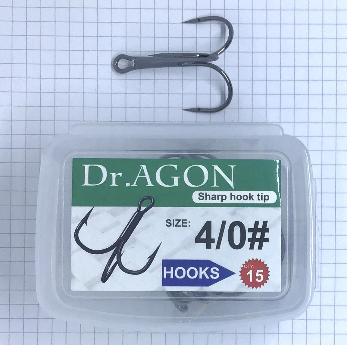 Трійник Dr.Agon №4/0BN 15 шт, фото 1