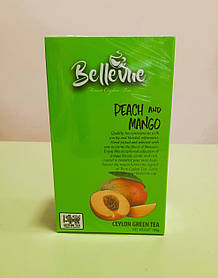 Чай Bellevue з персиком та манго 100 г зелений