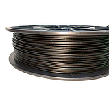PLA филамент нить пластик для 3D принтера Pochatok Filament 1,75мм Чорний мармур, фото 2