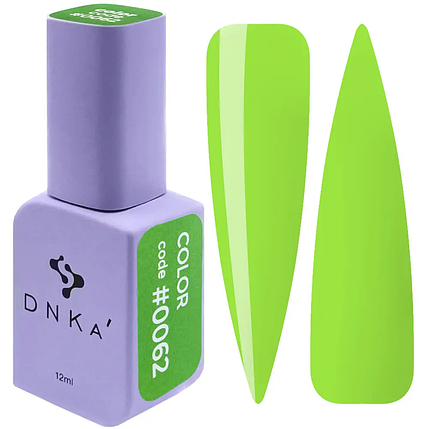 Гель-лак DNKa Gel Polish Color №0062 12 мл, фото 1