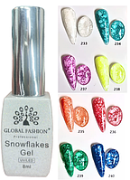 Гель-лак Snowflakes 3D No236 8 мл