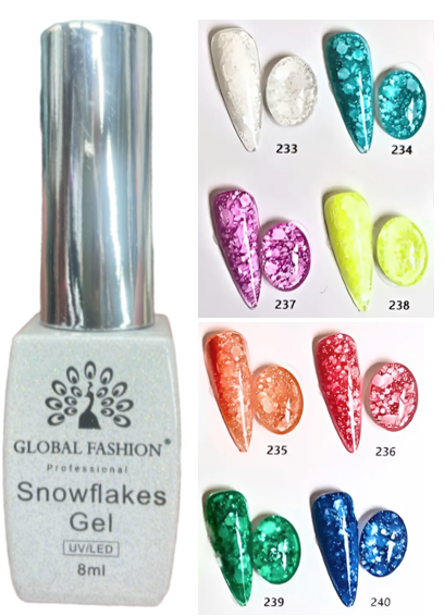 Гель-лак Snowflakes 3D No239 8 мл