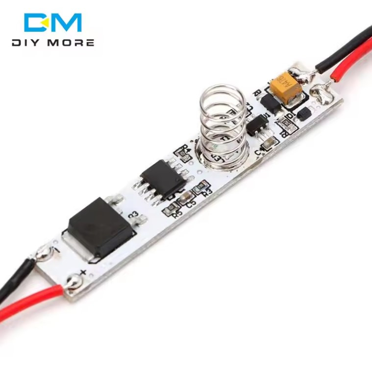 Сенсорний дімер DM LP-1630 ON/OF 12-24В 10А для LED стрічки, Дімер для LED профілю пружина 10 мм