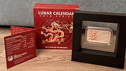 Монета о-ви Кука 1 долар 2012 р. Рік Дракона