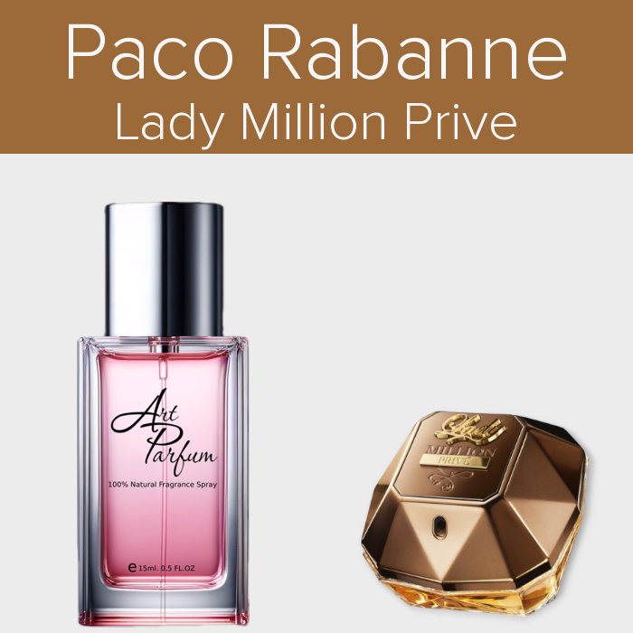 Парфуми 15мл. Аромат схожий з Paco Rabanne Lady Million Prive, фото 1