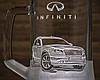 Пивний келих з гравіюванням автомобіля Infiniti Інфініті  - подарунок для автомобіліста, фото 4