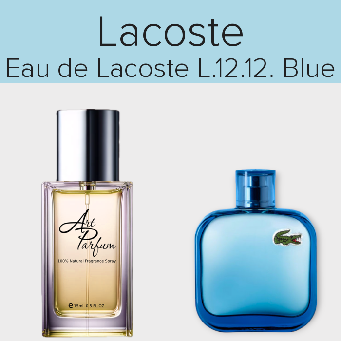 Парфуми 15мл. Аромат схожий з Lacoste Eau de Lacoste L.12.12. Blue, фото 1