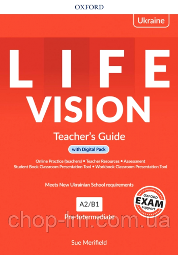 Life Vision Pre-Intermediate Teacher's Guide with Digital Pack (Edition for Ukraine) / Книга для учителя