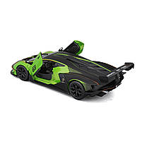 Машинка металева LAMBORGHINI ESSENZA SCV12 Bburago Ламборгіні 1:24 зелена 20*9*6см (18-28017), фото 7