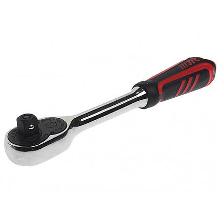 Тріскачка 3/8" 202мм (гумова ручка) 3603B JTC, фото 3