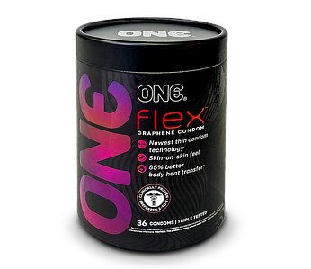 Презервативи One FLEX 36 штук банка ультратонкі з графену американські оригінал