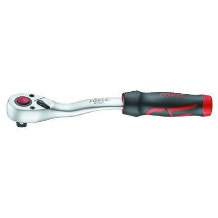 Тріскачка з гумовою ручкою 1/4" (36 зуб.) L=148 мм F 802227, фото 1