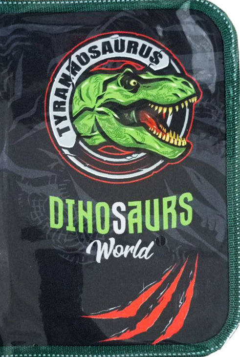 Пенал 1ярусний 1відворот без наповнення Class Dinosaurs World 24111C