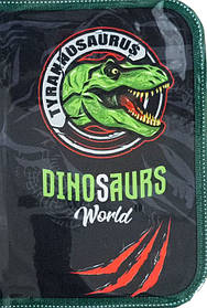 Пенал 1ярусний 1відворот без наповнення Class Dinosaurs World 24111C
