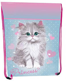 Шкільна текстильна сумка 46*33см Class Princess Cat 2434C