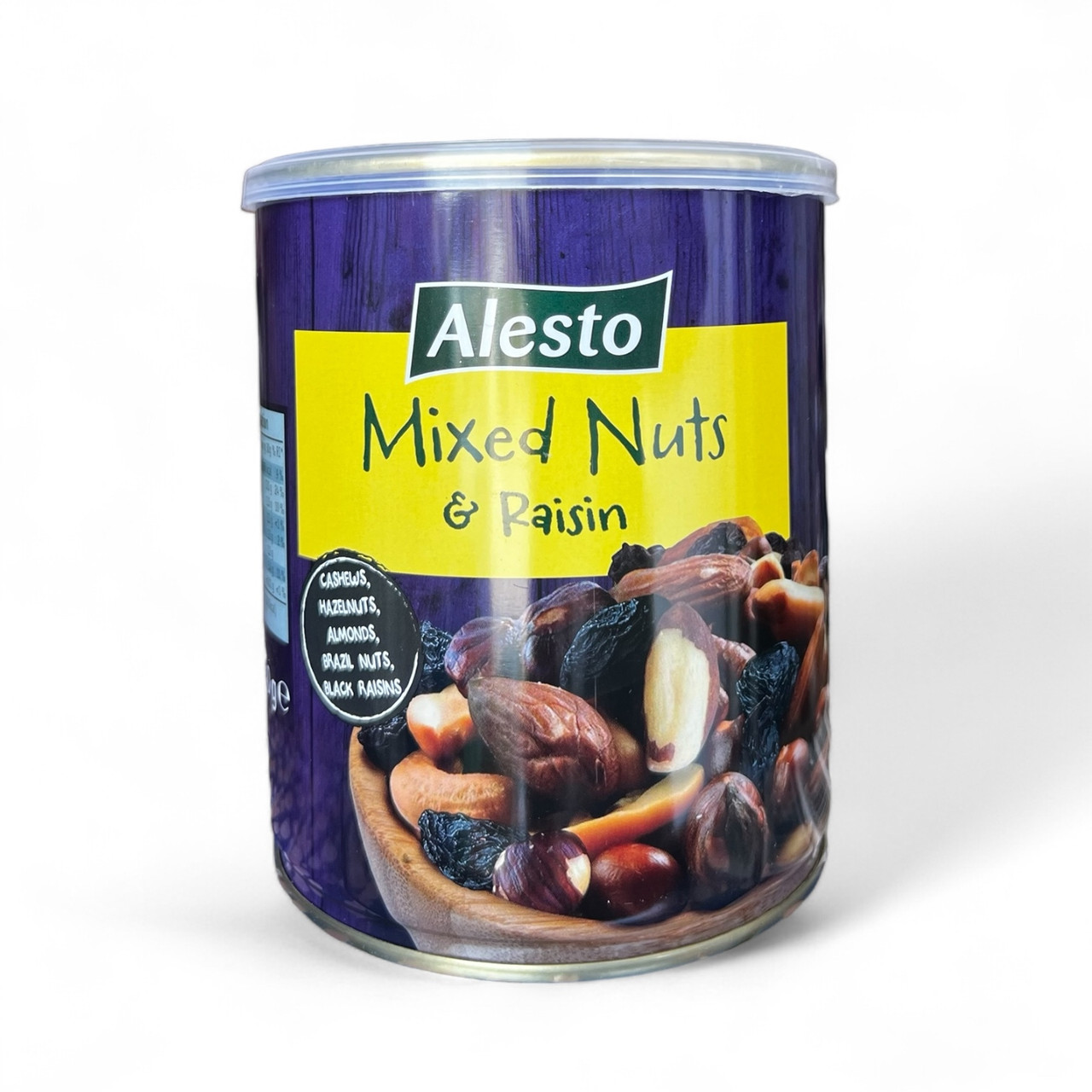 Мікс горіхів Alesto Mixed Nuts&Raisin, металева банка 340 г.