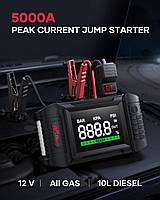 Пуско зарядные устройства jump starter FLYLINKTECH BD20 5000 А, 20000 мАч с воздушным компрессором, 160 Вт