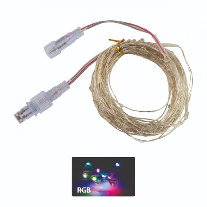 Гірлянда вулична 100 ламп 4Вт LED IP68 зелений 10 м