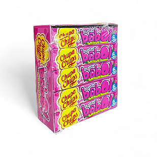 Жувальна гумка Chupa Chups Babol Tutti Frutti блок