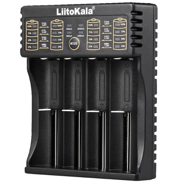 Зарядний пристрій для акумуляторів Lii-402, POWER BANK, 4Х-18650, АА, ААА Li-Ion, LiFePO4, Ni-Mh