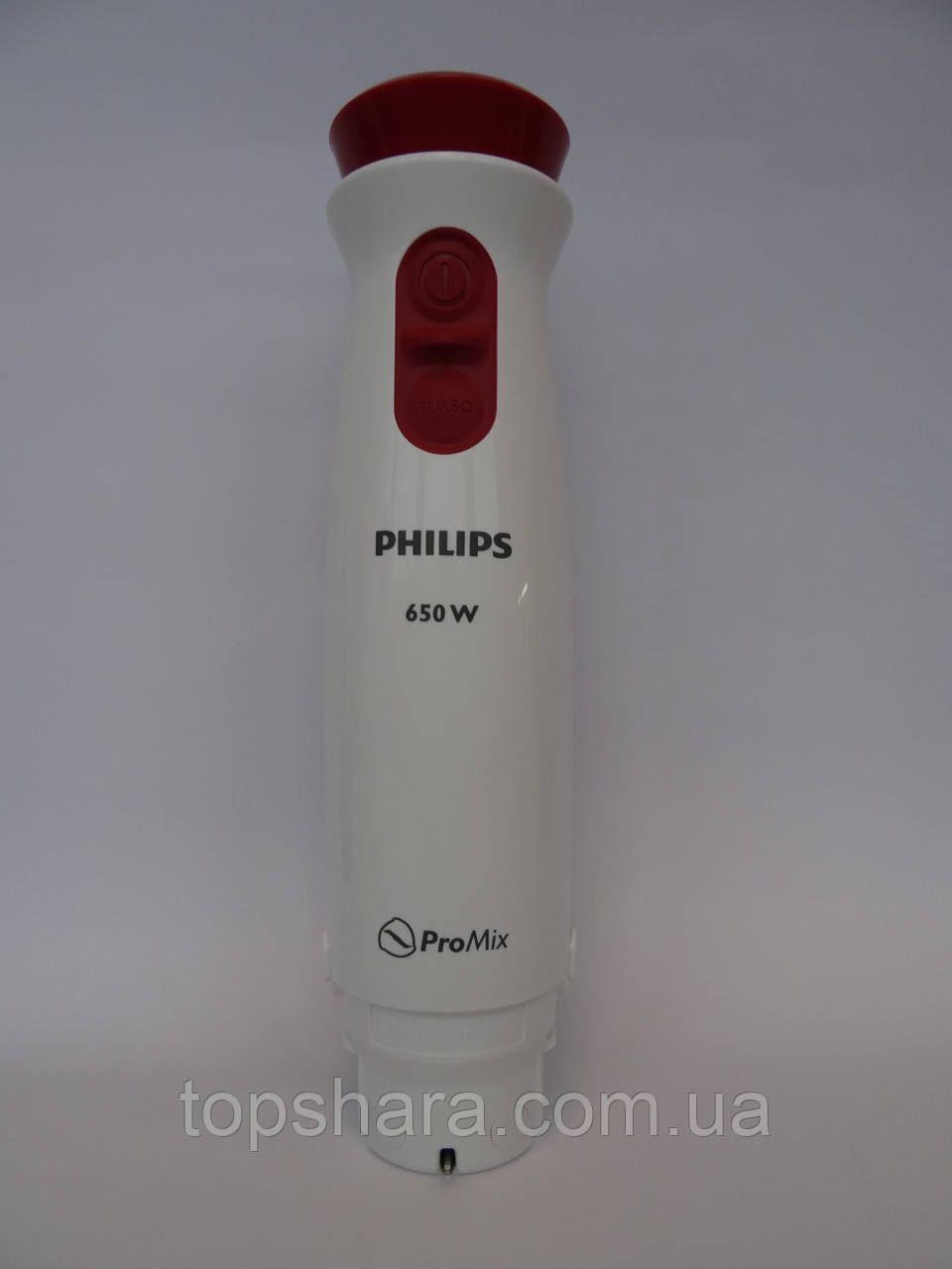 Моторний блок 650W блендера Philips бордовий з білим HR1627