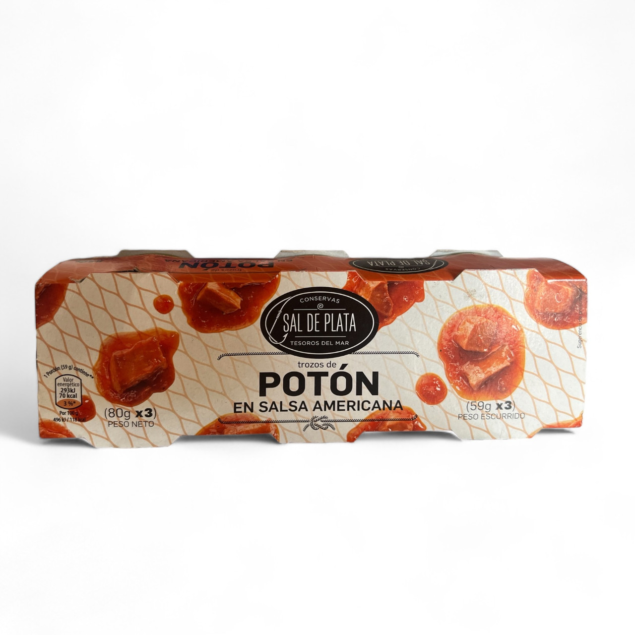 Кальмар Poton Sal de Plata Salsa Ameria, у томатному соусі 3 х 80 г.