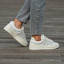 Кросівки Adidas Campus x Bad Bunny Light Grey Cream / Адідас Кампус Бед Банні Світло Сірі з Кремовим, фото 6