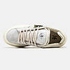 Кросівки Adidas Campus x Bad Bunny Light Grey Cream / Адідас Кампус Бед Банні Світло Сірі з Кремовим, фото 9