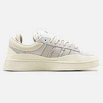 Кросівки Adidas Campus x Bad Bunny Light Grey Cream / Адідас Кампус Бед Банні Світло Сірі з Кремовим, фото 3