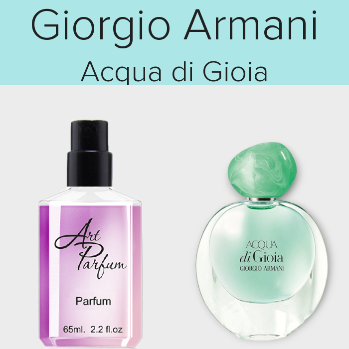 Парфуми в пластиковому флаконі 65мл. Аромат схожий з Giorgio Armani Acqua di Gioia