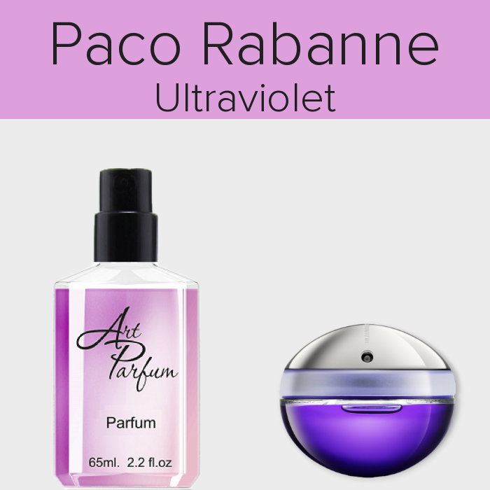 Парфуми в пластиковому флаконі 65мл. Аромат схожий з Paco Rabanne Ultraviolet