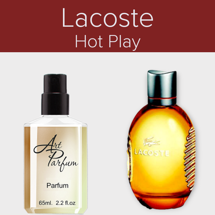 Парфуми в пластиковому флаконі 65мл. Аромат схожий з Lacoste Hot Play