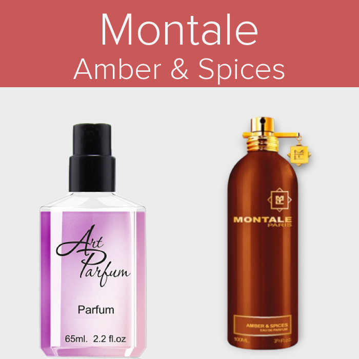 Парфуми в пластиковому флаконі 65мл. Аромат схожий з Montale Amber & Spices, фото 1