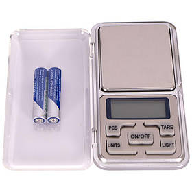 Кишенькові ювелірні електронні ваги 0,1-500 г, 12*6*2см KNZ