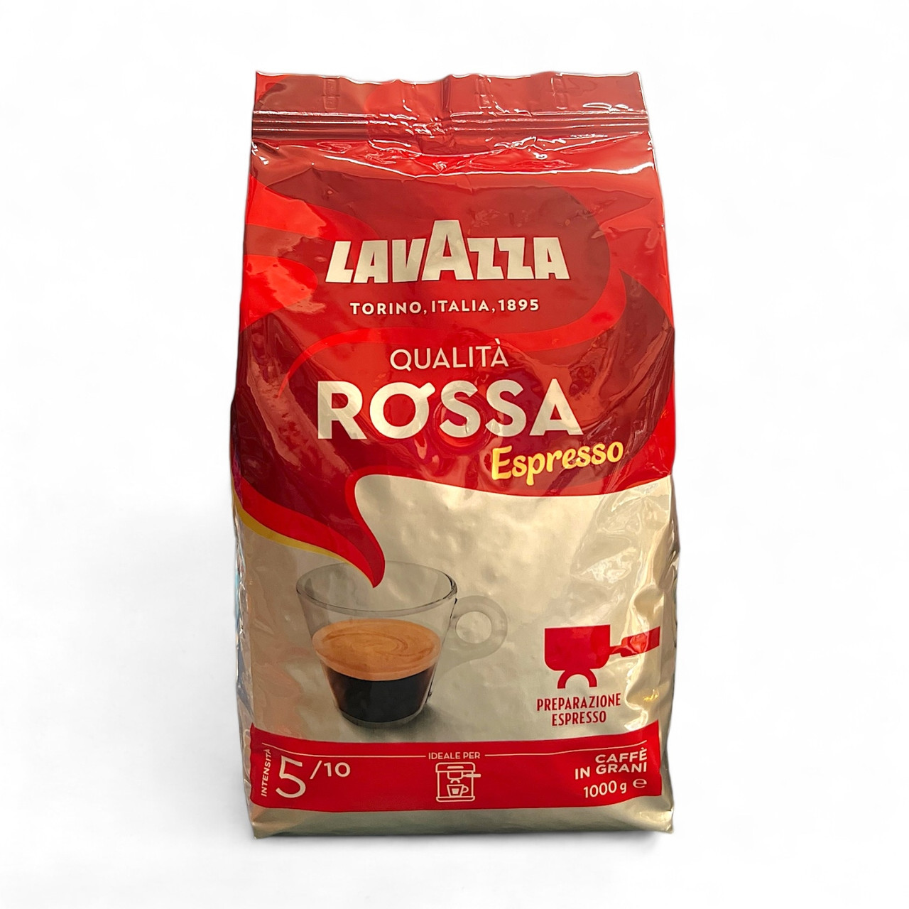 Кава в зернах Lavazza Qualita Rossa Espresso, Італія 1 кг.