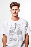 Футболка унісекс Stedman з принтом  ПОВЕДИ МЕНЕ В ГОРИ2   XS біла, фото 5