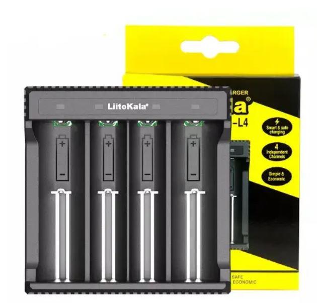Зарядний пристрій для акумуляторів LiitoKala Lii-L4, 4x-10440/14500/16340/17355/ 17500/17670/18350/18490