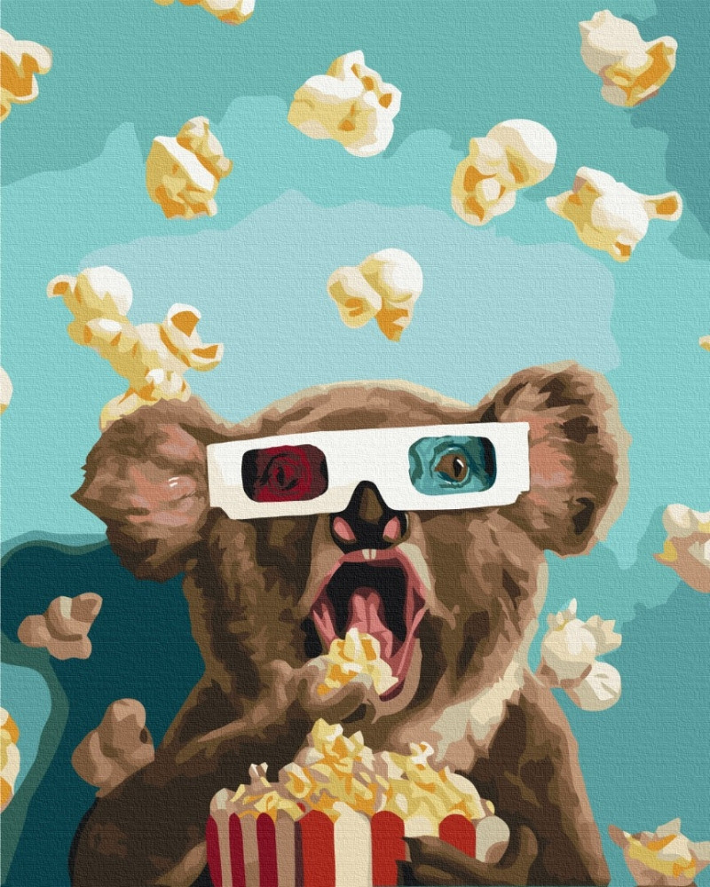 Картина за номерами обкладинка Фільм в 3D 40х50 см